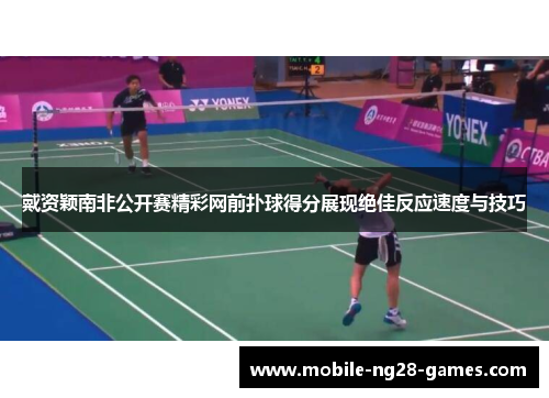 戴资颖南非公开赛精彩网前扑球得分展现绝佳反应速度与技巧
