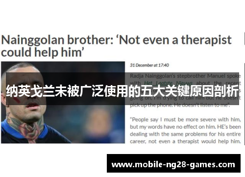 纳英戈兰未被广泛使用的五大关键原因剖析